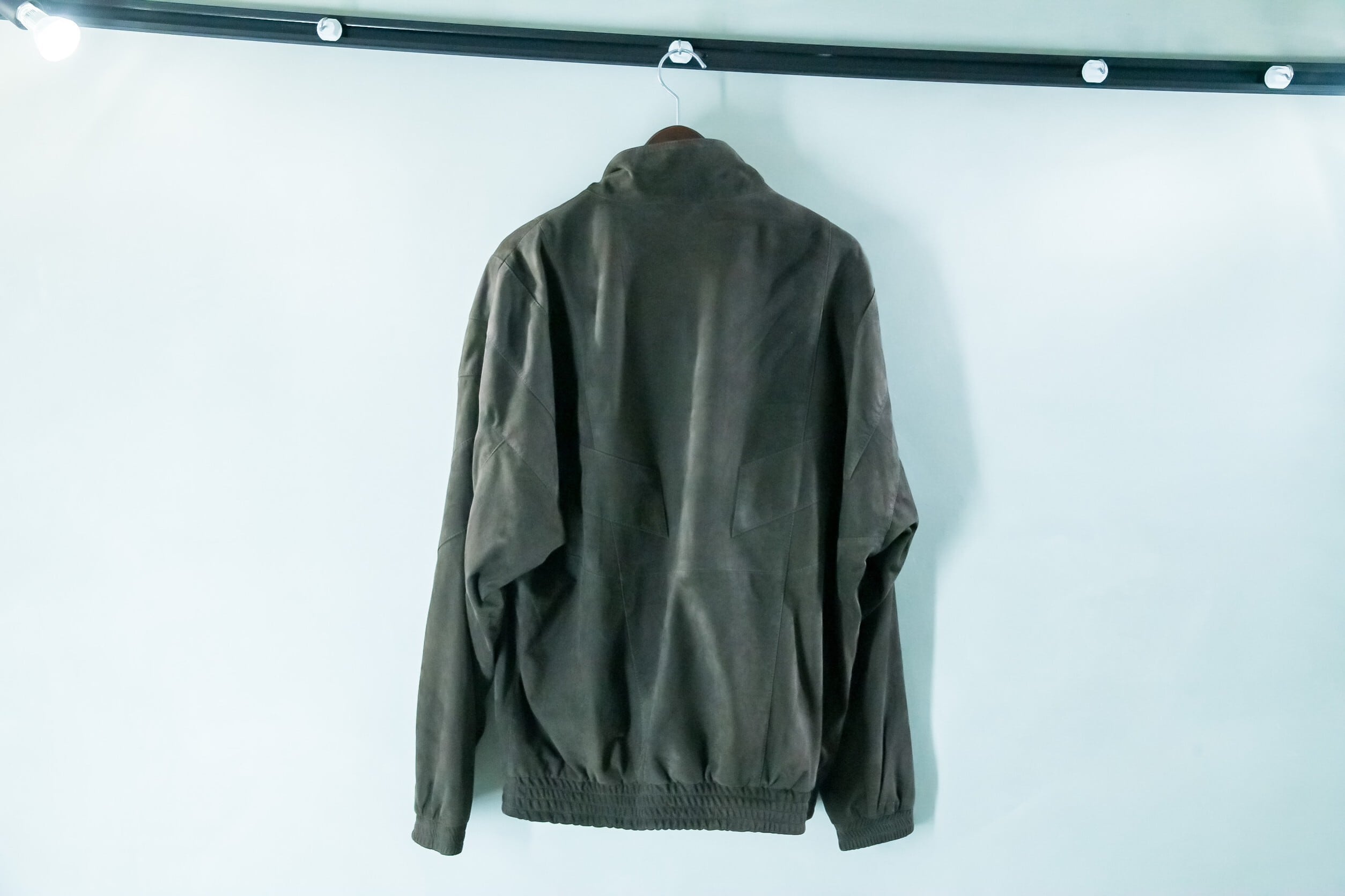 SEVEN BY SEVEN レザーパッチツイードジャケット