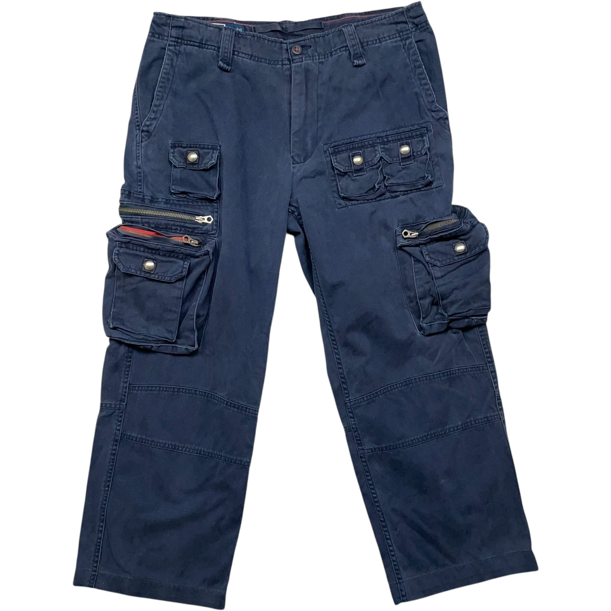 《実寸W34L26》 Polo by Ralph Lauren ポロバイラルフローレン カーゴチノパンツ ポケット 希少 no.5107