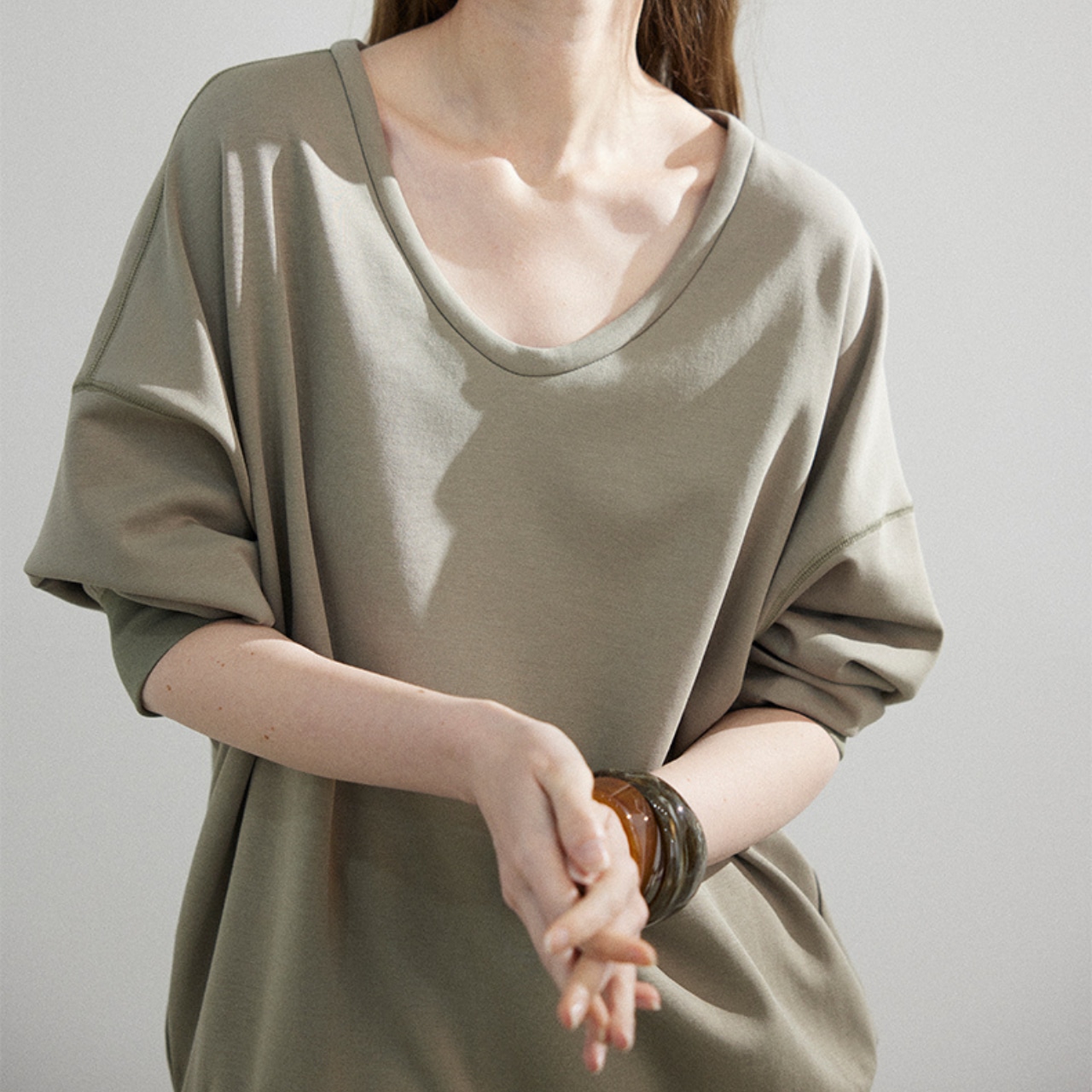 【セットアップ可】Drop Shoulder Sweat T3524