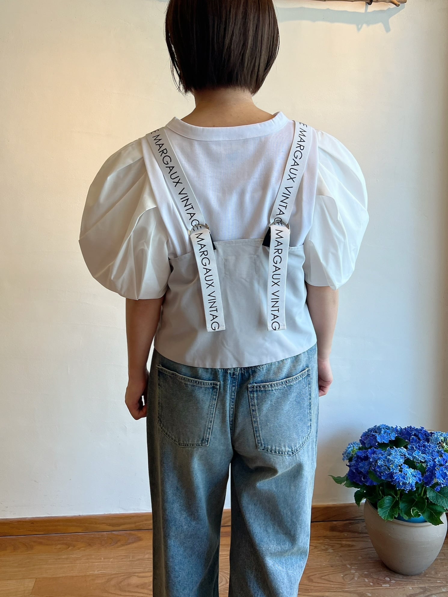 MARGAUX VINTAGE / フリルショートビスチェ | anouk