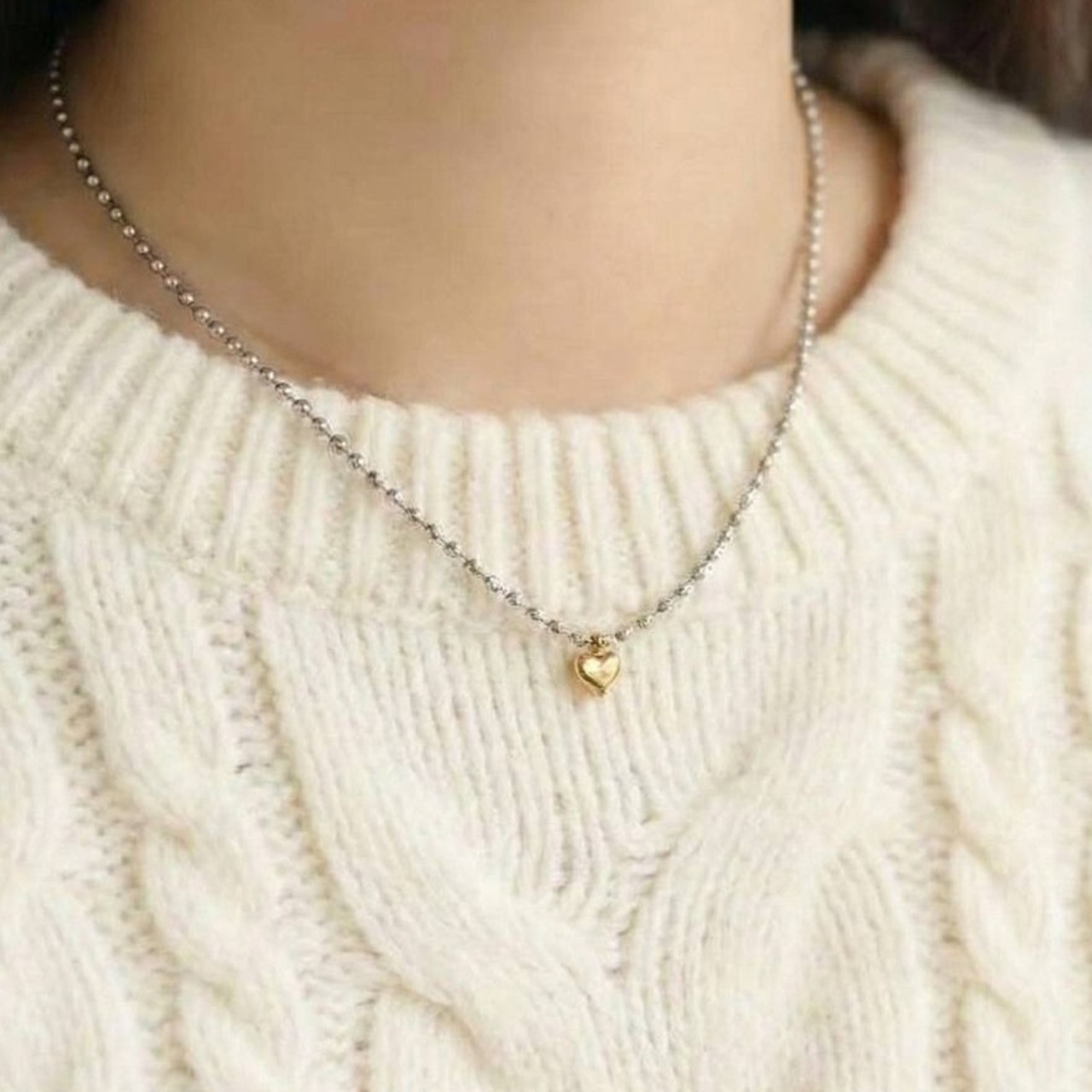 Ricebeads Chain Necklace