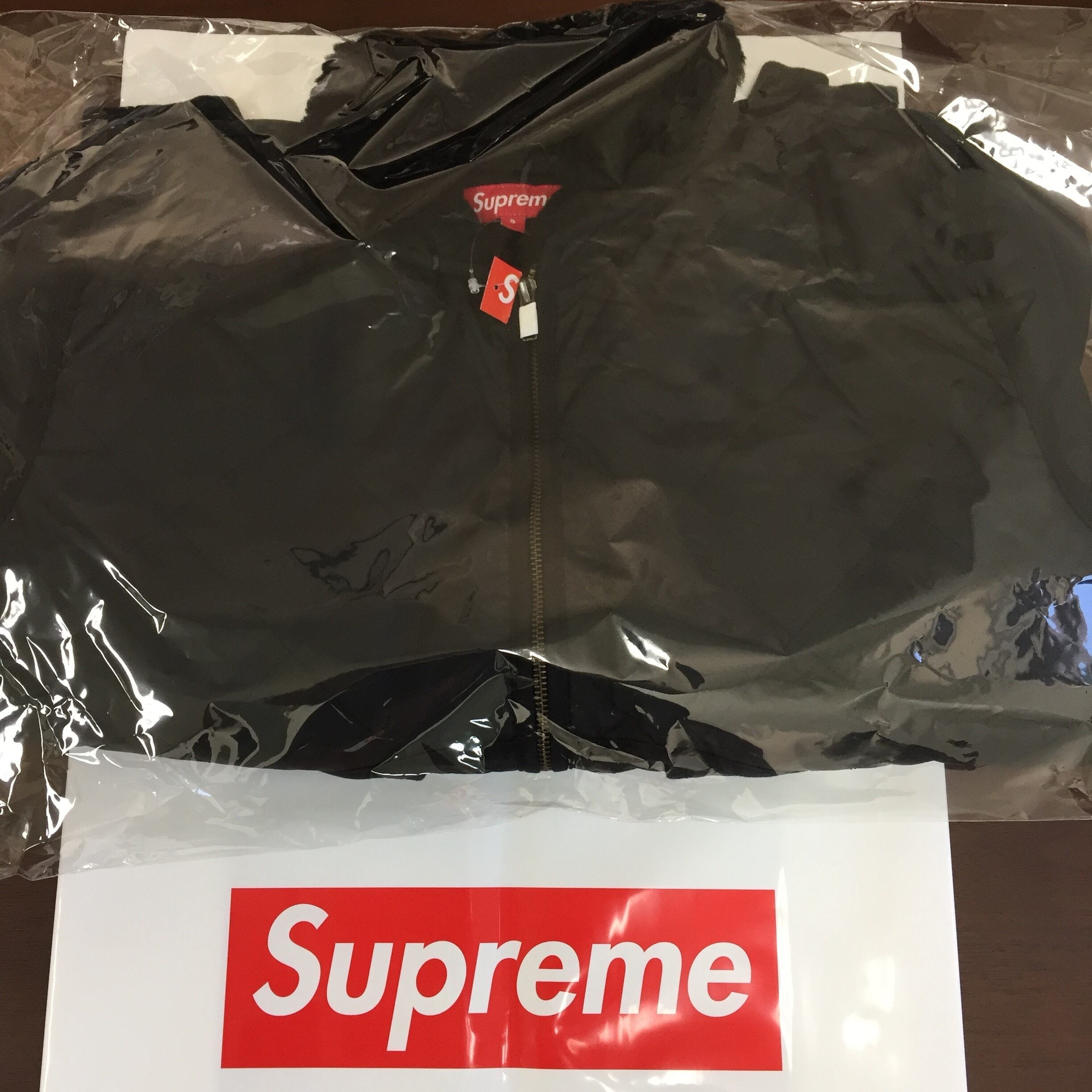 Supreme Quilted Nylon Tanker Jacket S