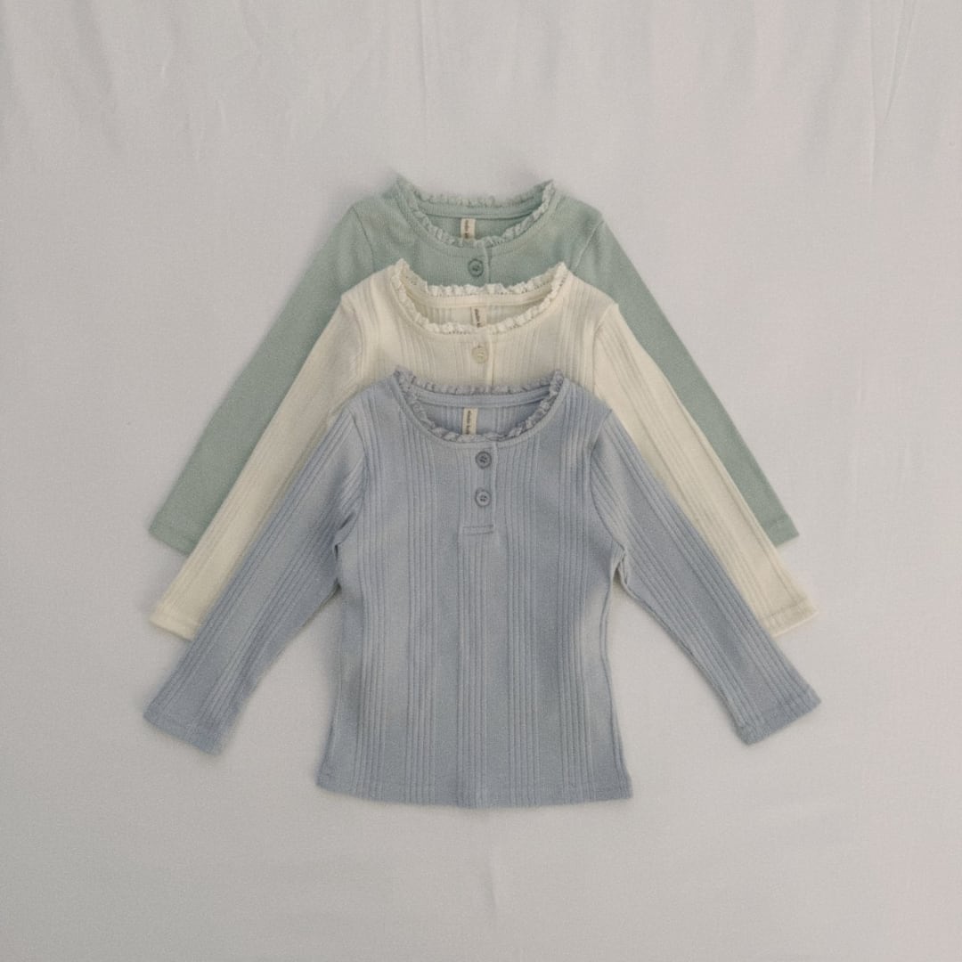 【予約】Pure Button T-Shirt / aladin kids