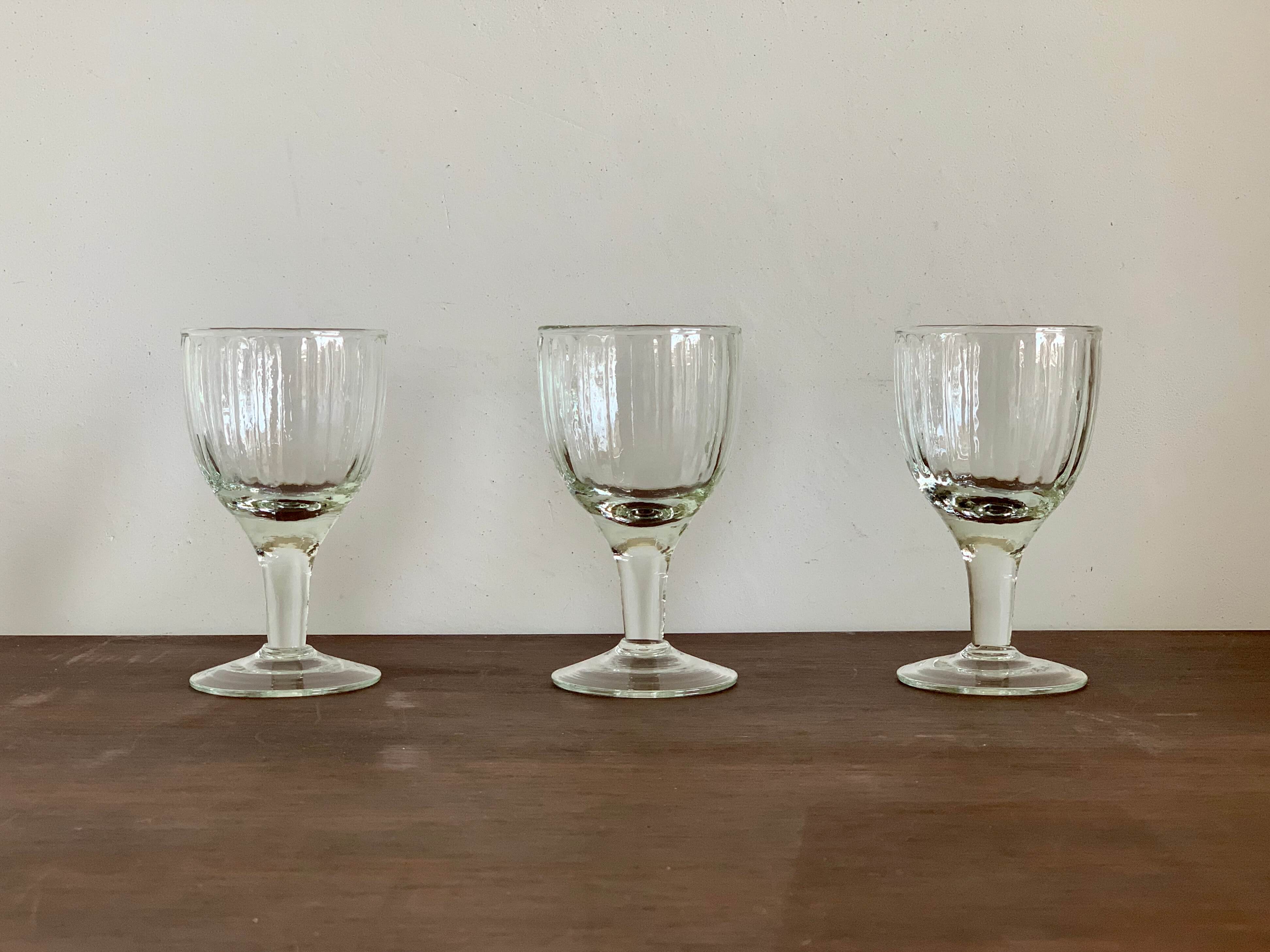 Sea Sand Glass　ワイングラス no.1