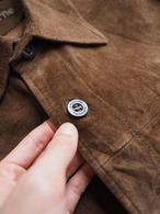 1990’s CLAIBORNE Lether Shirt Jacket／L
