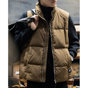 ドロストスタンドカラー ダウンベスト 224517