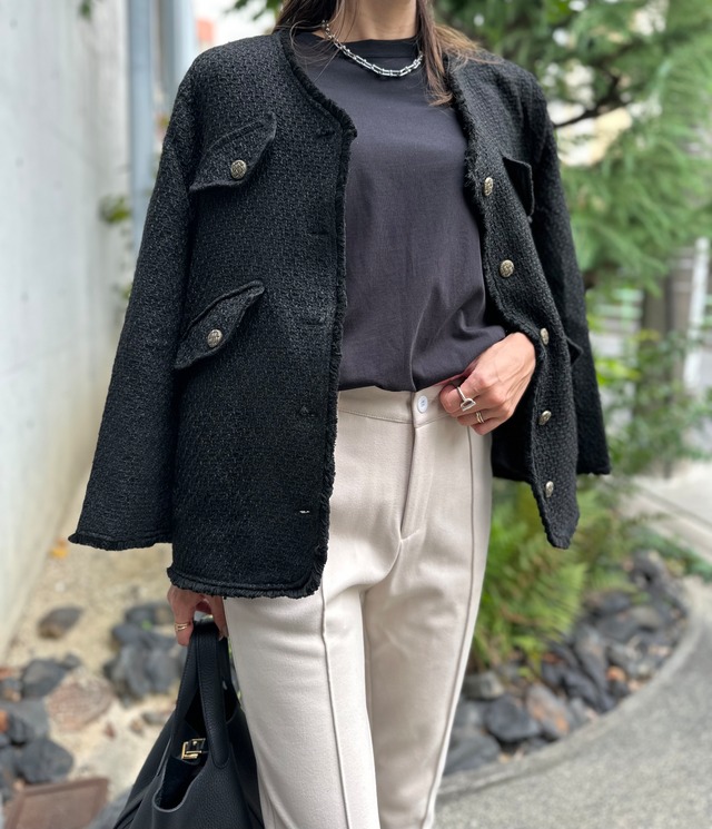 ◆一部即納◆2typeツイードジャケット（即納:1-4営業日/予約:1-2週間程でお届け）
