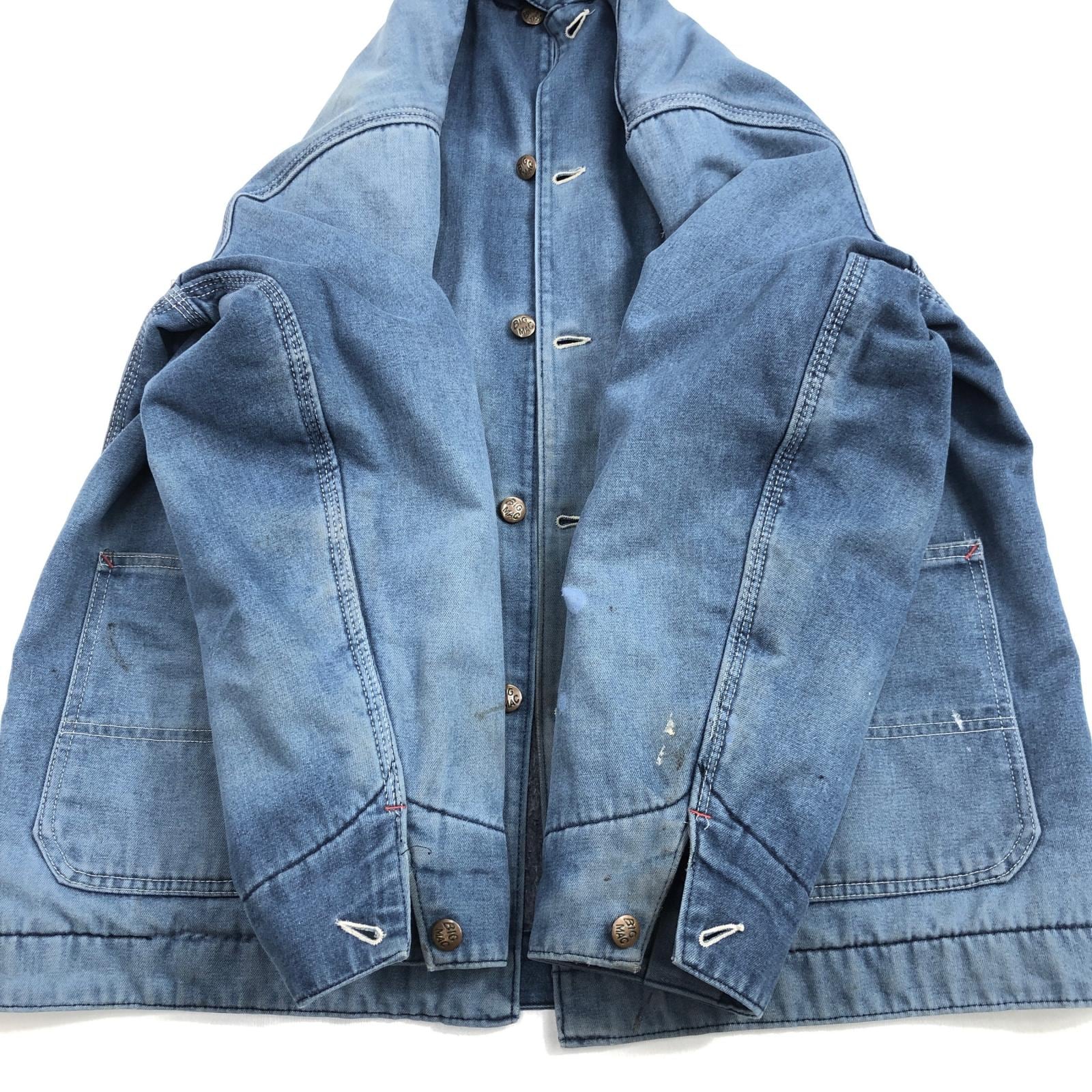 BIG MAC ビッグマック カバーオール 80年代 襟コーデュロイ 裏