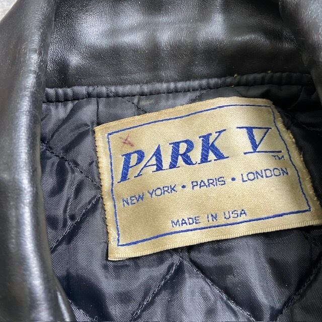80's 90's PARK V ライダースジャケット USA製 ダブルライダース 80's 90's PARK V ライダースジャケット USA製 ダブルライダース