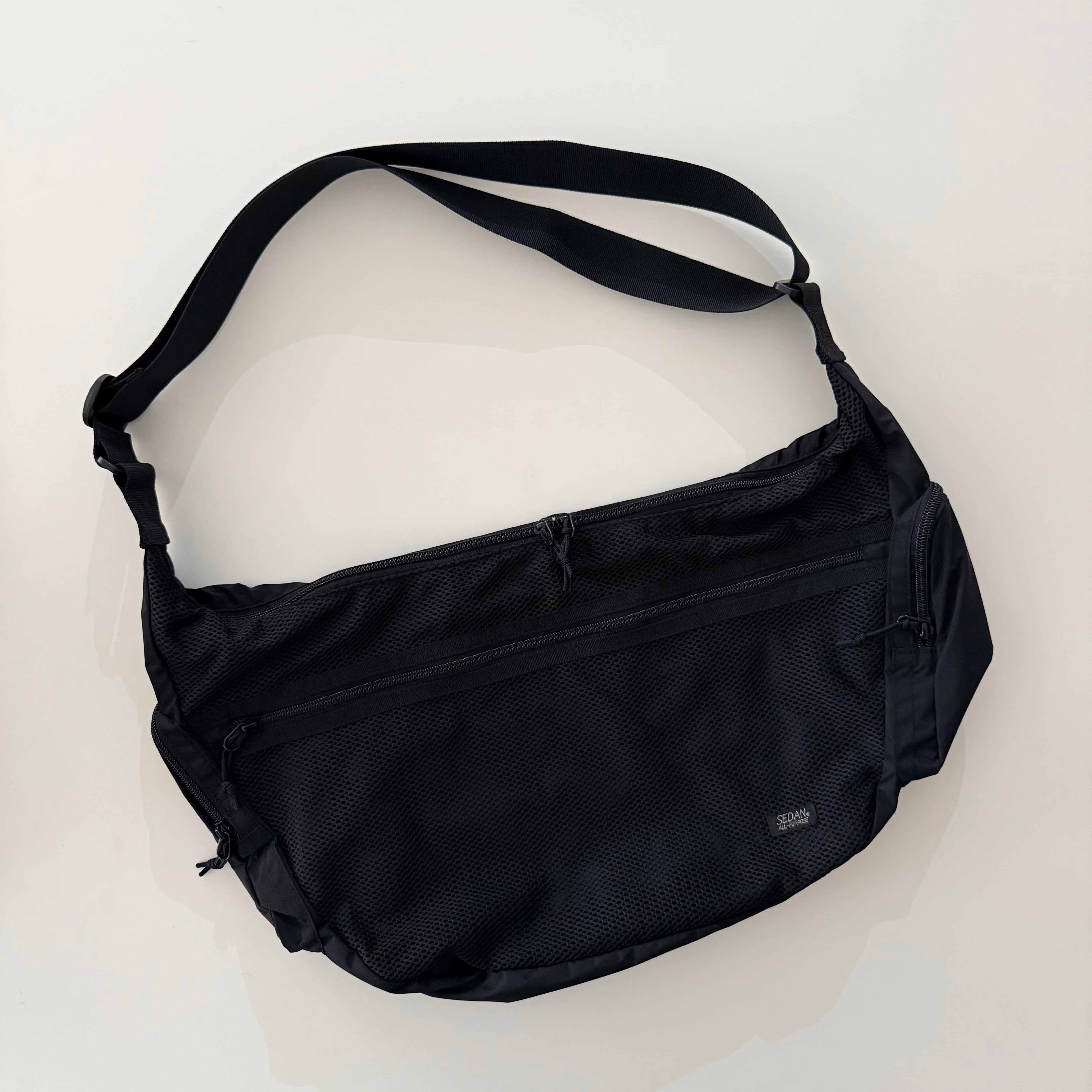 26SS SEDAN ALL-PURPOSE メッシュショルダーバッグ ブラック MESH SHOULDER BAG｜SEDAN ALL-PURPOSE | 服と日用品 SLOPE