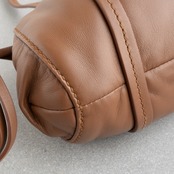 ミュウミュウ ジョワ ミニ ショルダーバッグ ブラウン レザー