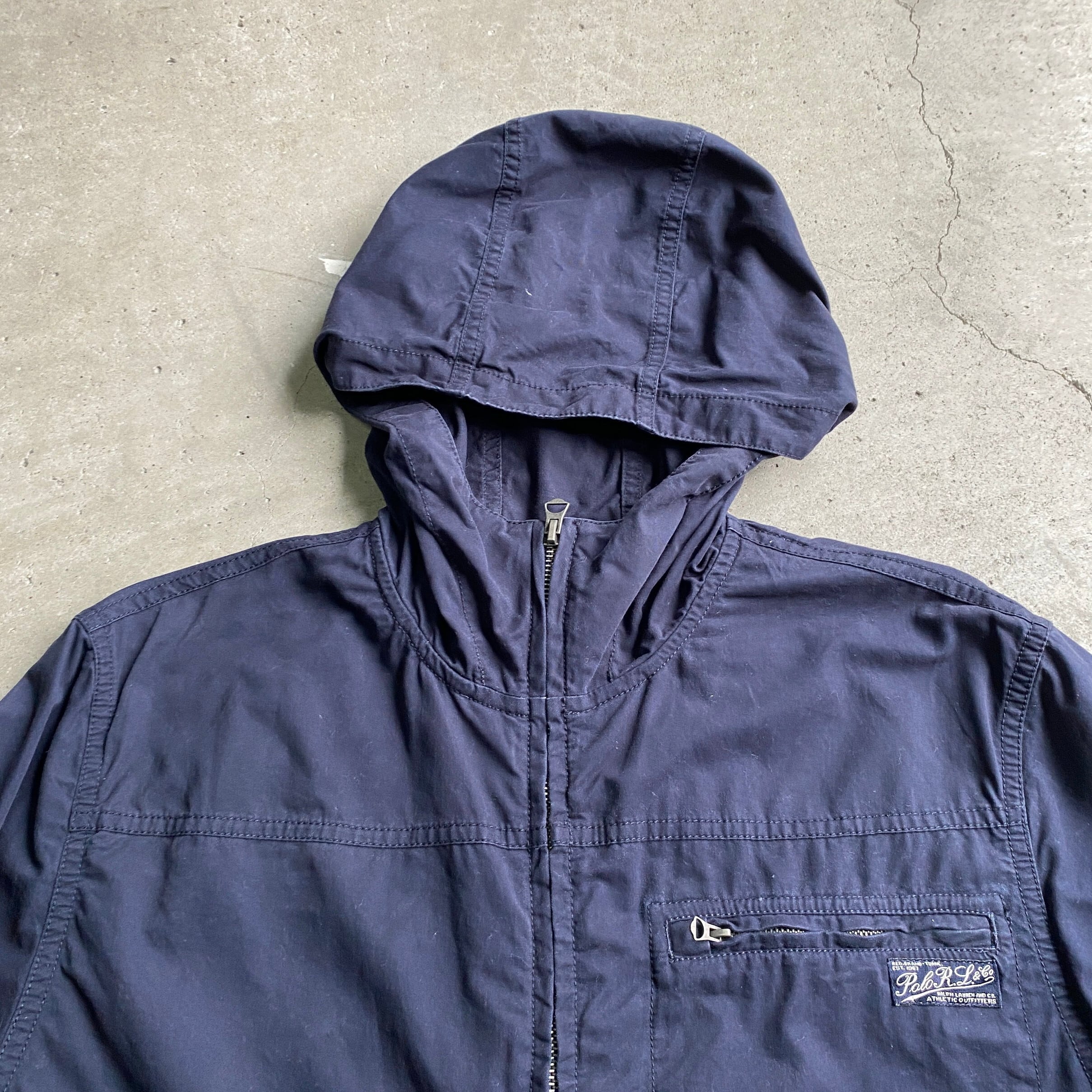 90s ポロバイラルフローレン ヴィンテージ トラックジャケット バイカラー 📦90s POLO Hi tech fleece anorak📦 ⁡ Ralph Lauren初の