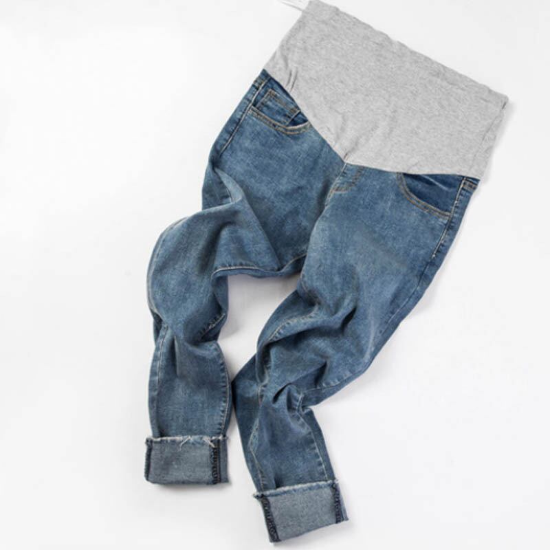 【新作】【送料無料】 マタニティ服マタニティパンツ妊婦伸縮性ウエスト周りマタニティジーンズパンツロパデエンバラザダ エラスティック expec567967066162