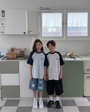 [O.wen] Standard Raglan Tee (JS/JM/JL/JXL) / [오웬] 스탠다드래글런티 (JS/JM/JL/JXL)