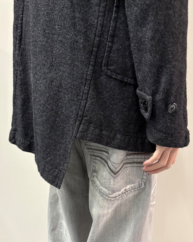 【AD2015/COMME des GARCONS HOMME PLUS】twisted wool duffle coat