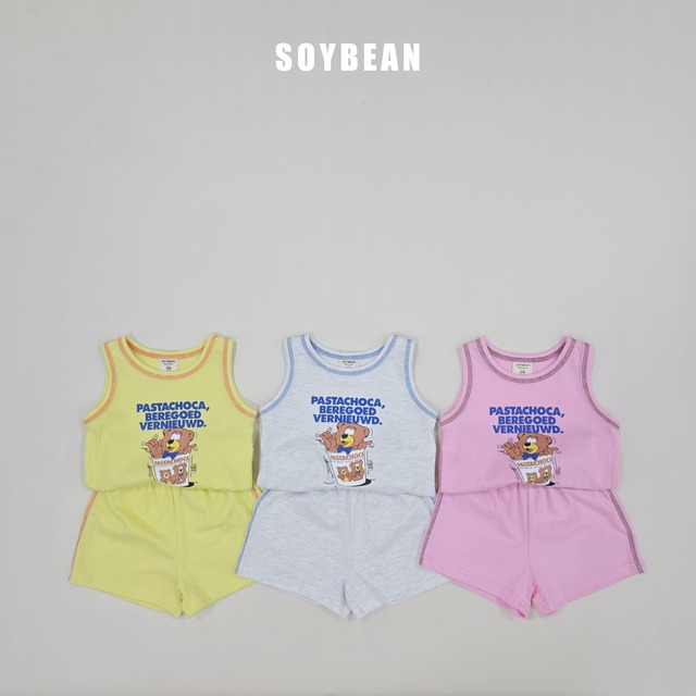teddy bear vintage set【soybean】※7月中旬発送予定