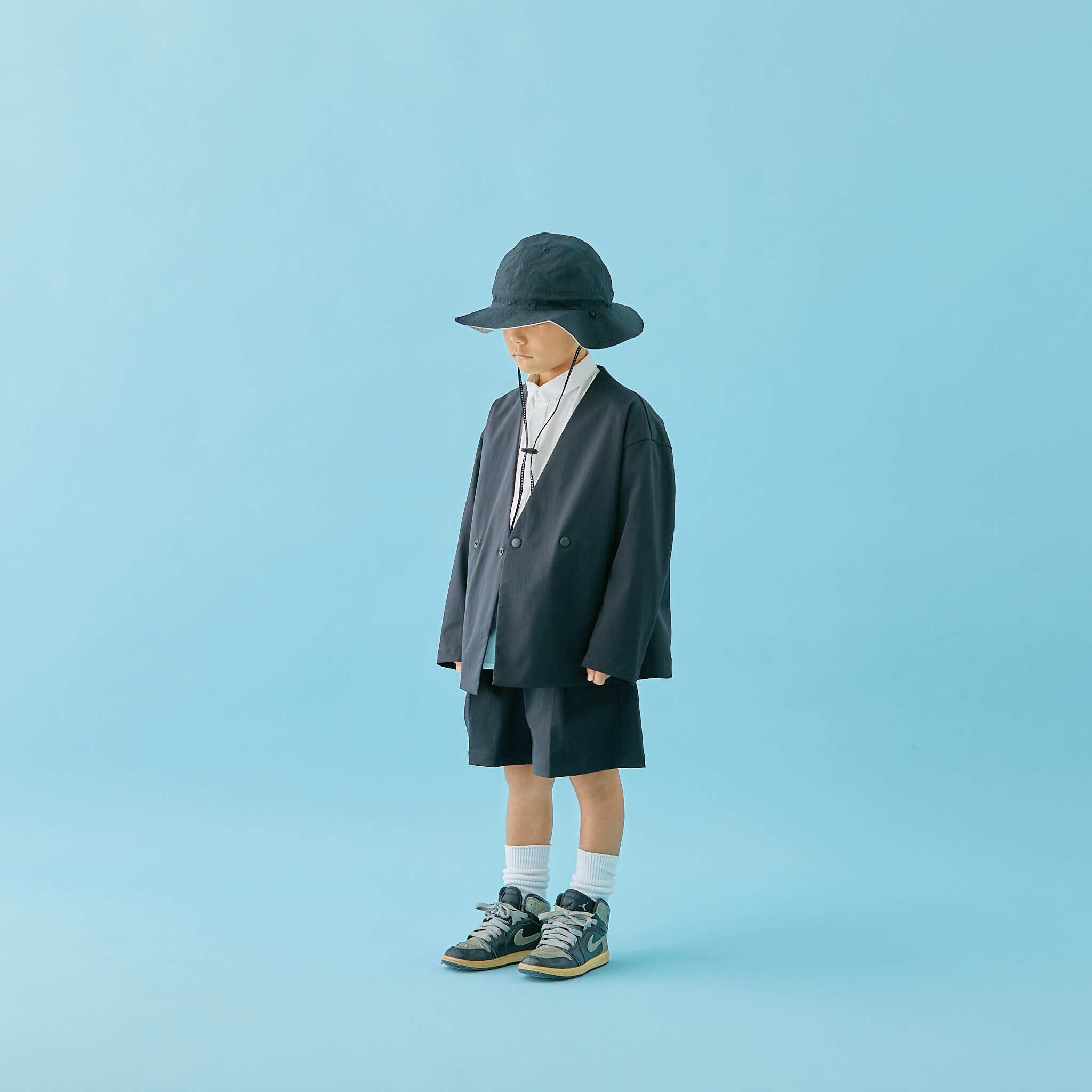 〈 MOUN TEN. 〉 Re-nylon gaba jacket / black / 110?125