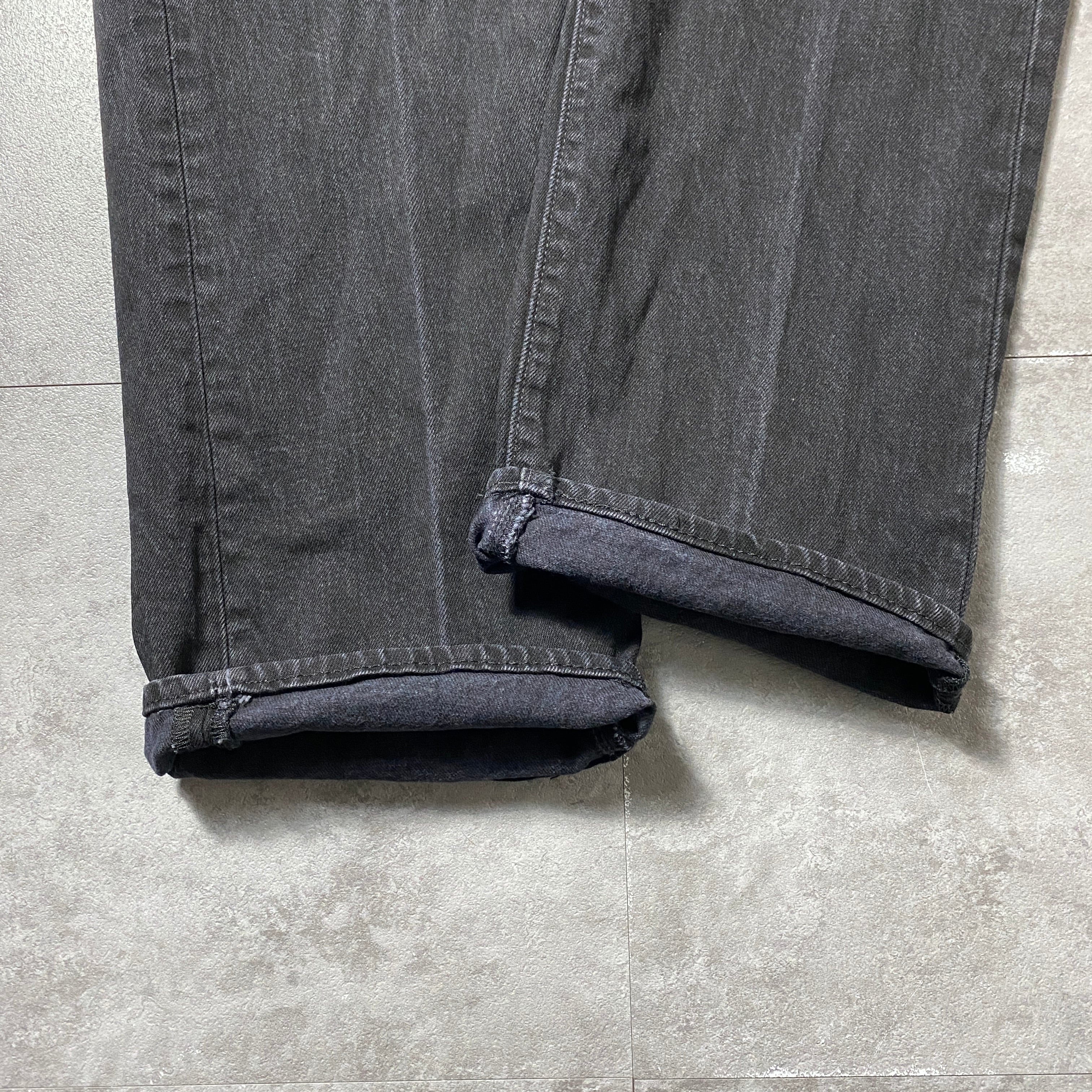 W40 L32】Levis 501 リーバイス ボタンフライ ストレート ブラック