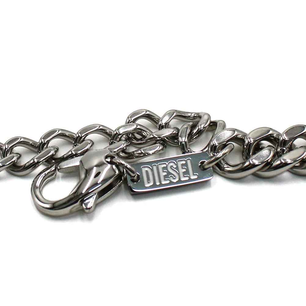 DIESEL NECKLACE PENDANT DX1446040 SILVER RED ディーゼル DIESEL NECKLACE PENDANT DX1446040 SILVER RED ディーゼル