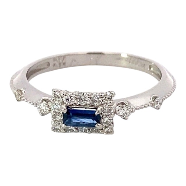 PT900 2×4 ｻﾌｧｲｱ/0.22ctﾀﾞｲﾔ ﾘﾝｸﾞ