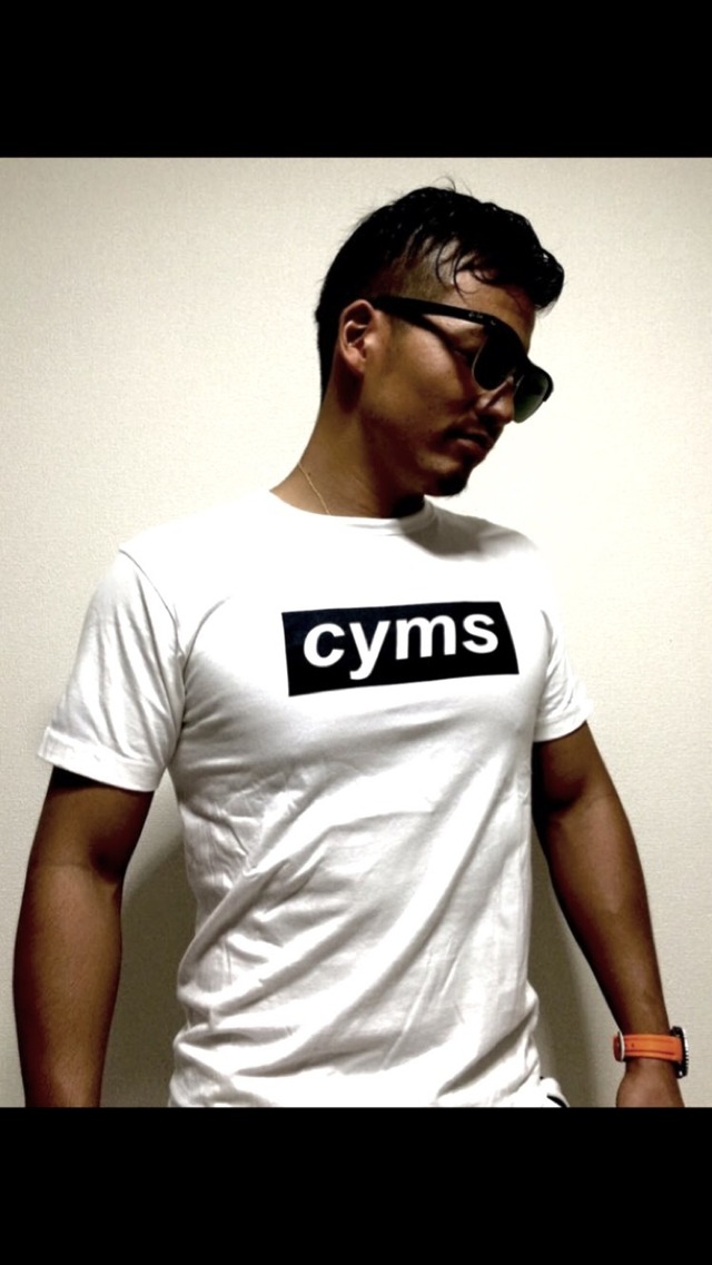 cyms graphic T-shirt Black