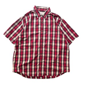 【古着】Carhartt Short Sleeve Shirt （RED×BLACK）
