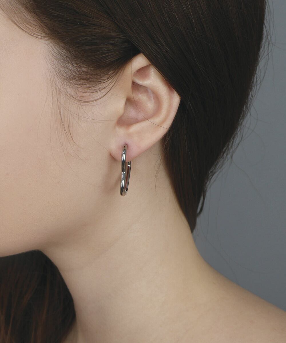 【SELECT】サージカルステンレス 316L ハート フープピアス / 金属アレルギー対応