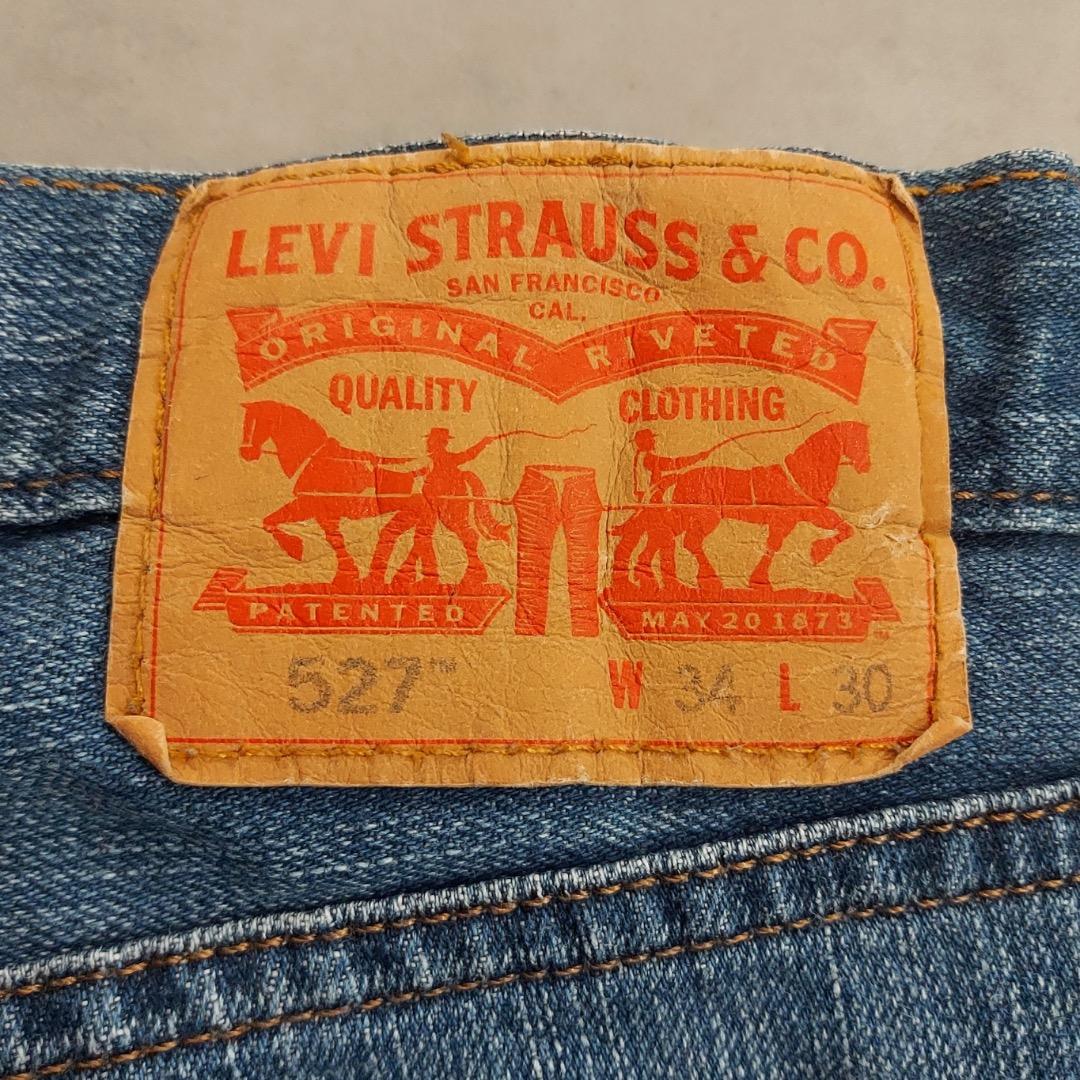 リーバイス527 Levis W34 フレアデニム 青 ブーツ 古着 17588 | fuufu