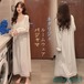 新作 オシャレ 部屋着 可愛い 大人 レディース パジャマ ネグリジェ 長袖 ロング丈 ネグリジェ レース 白ワンピース ネグリジェ 姫 春夏秋 ネグリジェ