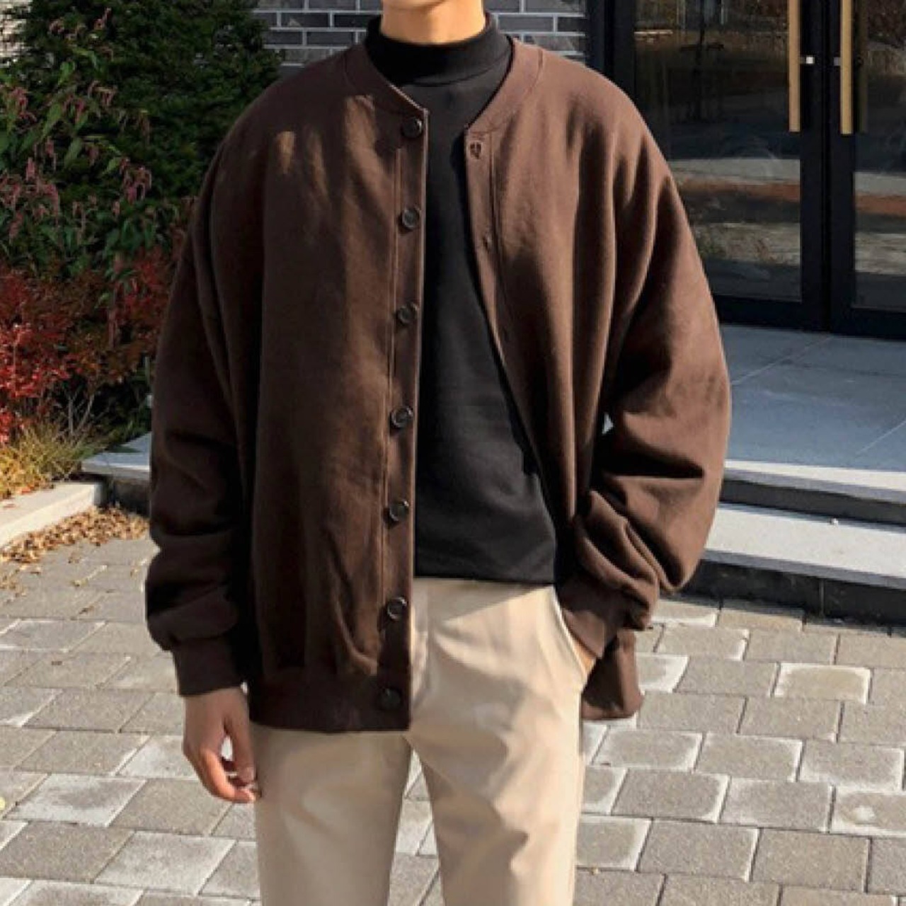 ボタンスウェットカーディガン　MT0080035