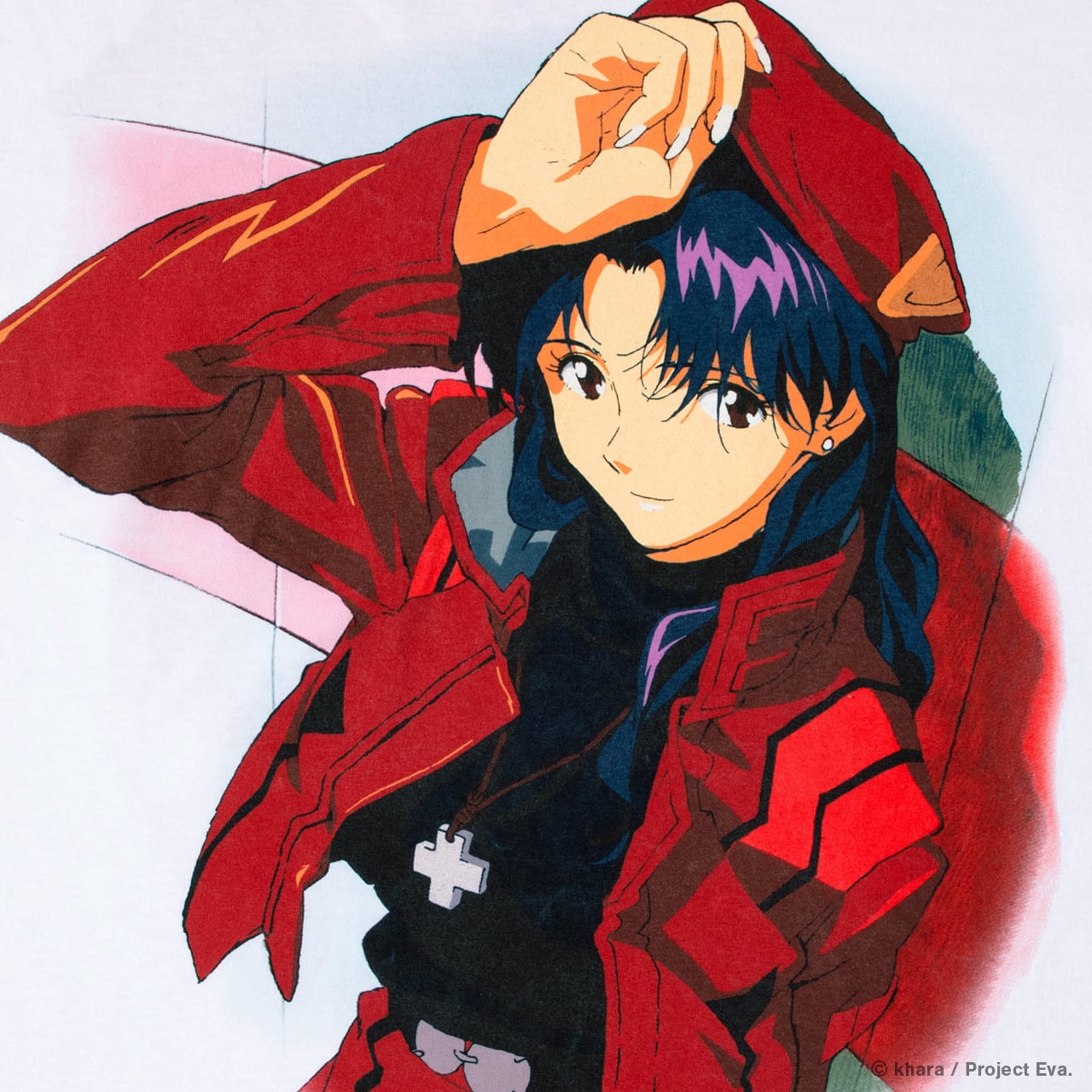 Neon Genesis Evangelion × Geeks Rule ミサト NEON GENESIS EVANGELION × GEEKS RULE SILKSCREEN PRINTING T SHIRT