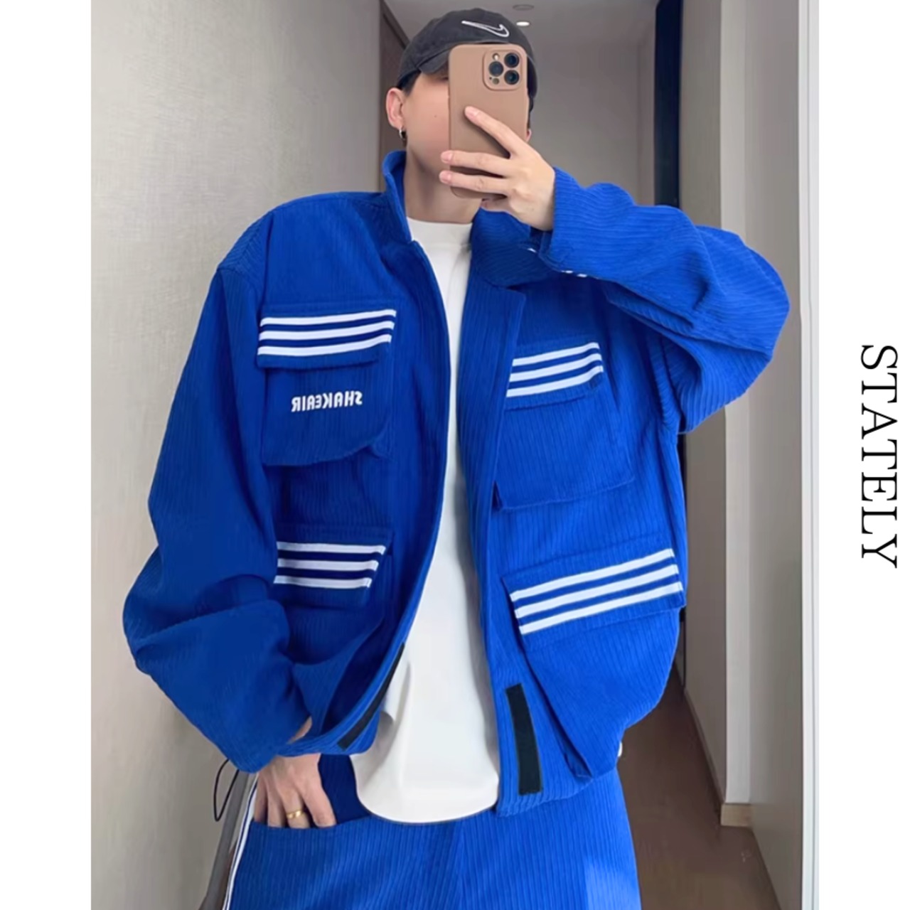 Royal Blue Zipジャケット_O34・画像2