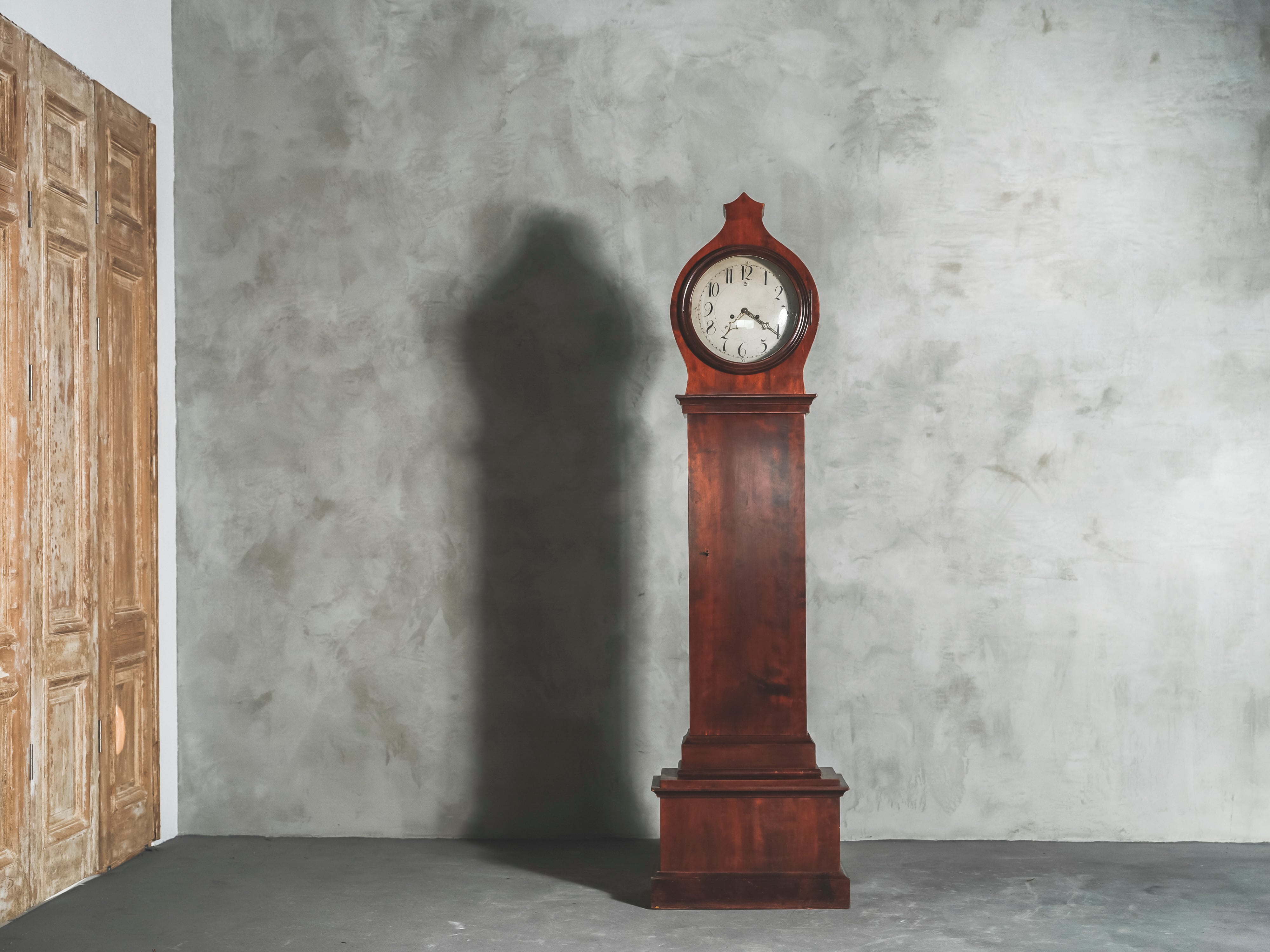 西ドイツ製 重錘式 ホールクロック ロングケースクロック ヴィンテージ 骨董 時計台/ロングケースクロック/グランドマザークロック/ホール