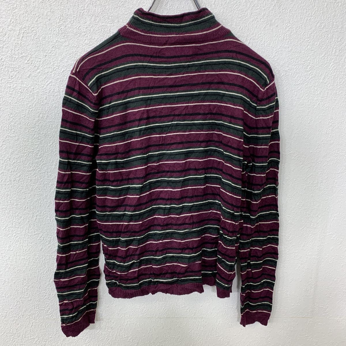 PENDLETON ニット Sサイズ パープル ダークグリーン ブラック 古着卸 アメリカ仕入 t2203-3567