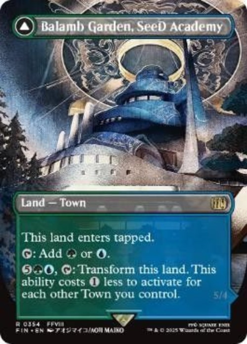 MTG《SeeDの学び舎、バラムガーデン/Balamb Garden, SeeD Academy(FIN)》英語 ボーダーレス