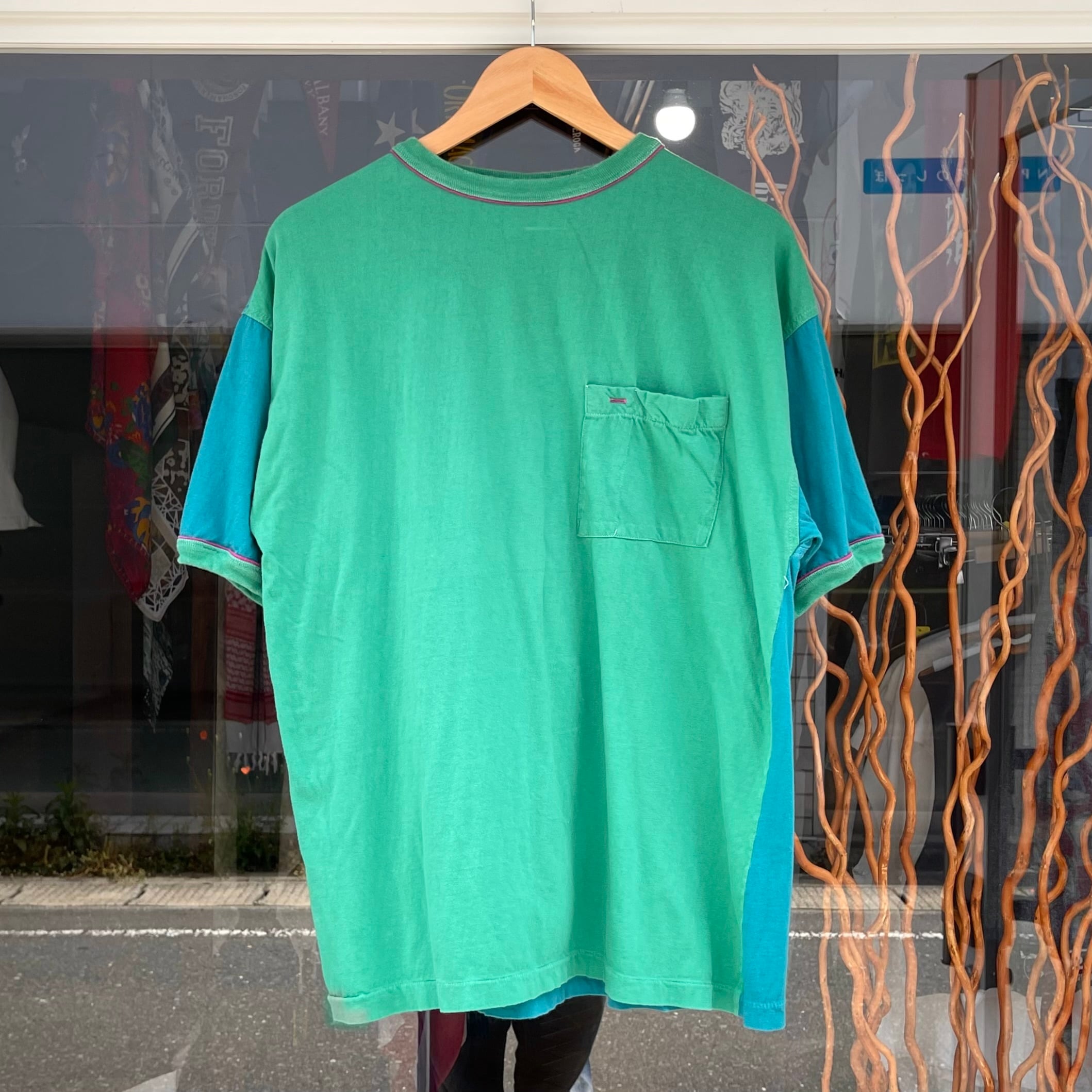 【Sz:L】ポケットTシャツ パキスタン製