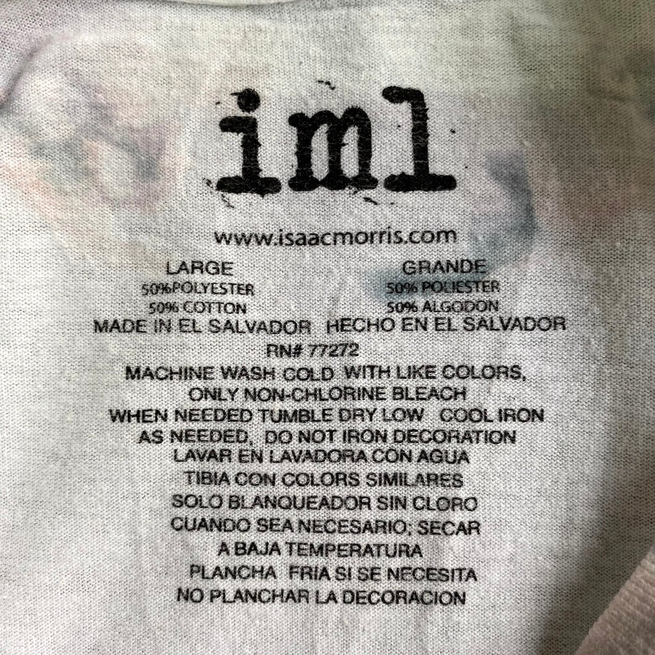 isaac morris iml ネコ 総柄 オーバープリント アニマル