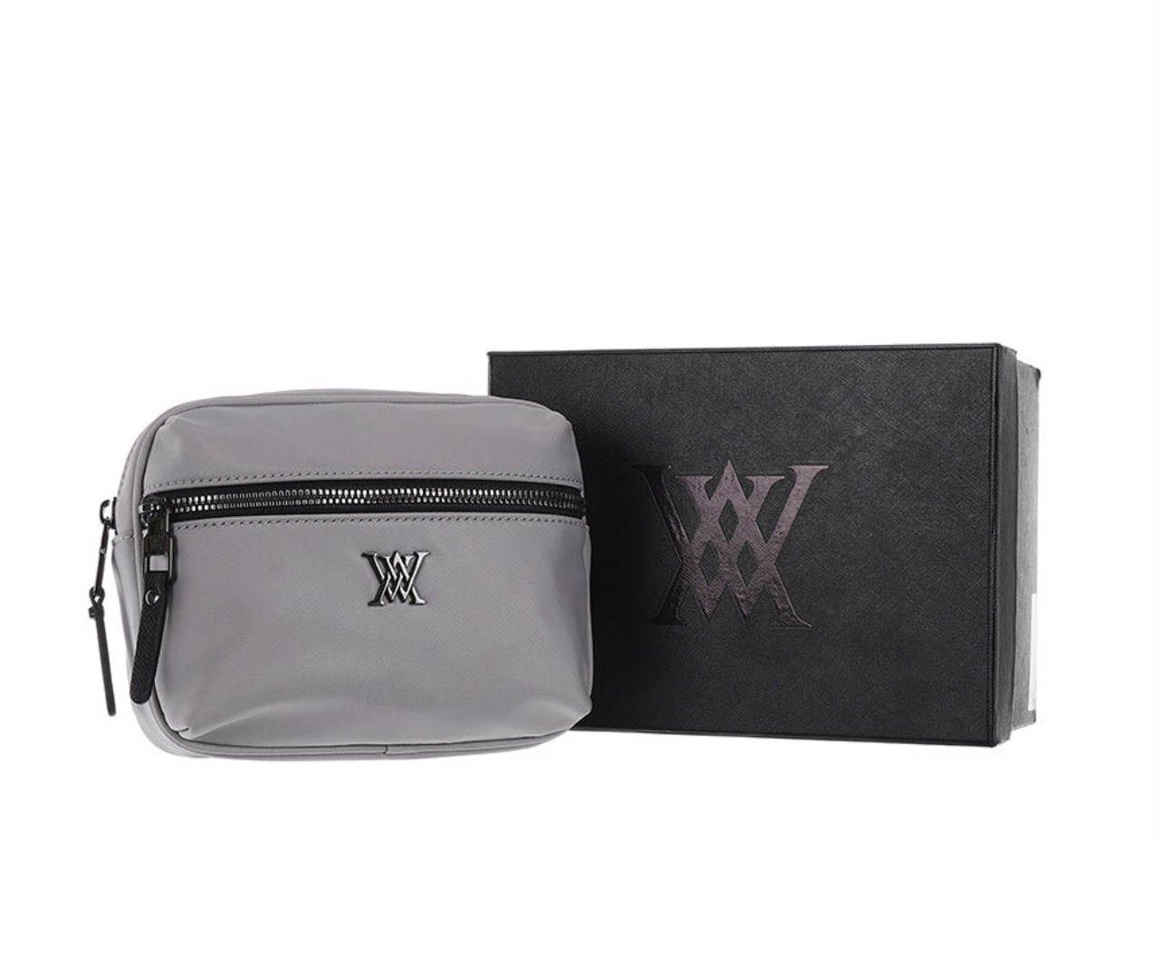 Cube Waist Belt Bag [サイズ: F (AGCUUBG01SIF)] [カラー: SILVER]