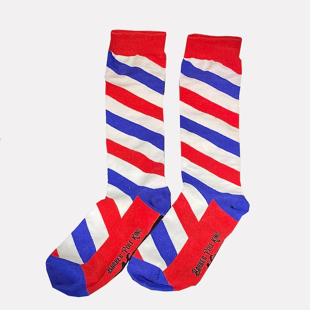 BARBER POLE SOCKS by Barberpole King National Barber Supply - メイン画像