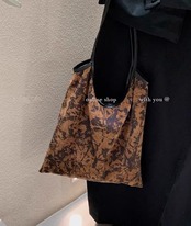 ソフトレザーキャンバス トートバッグ