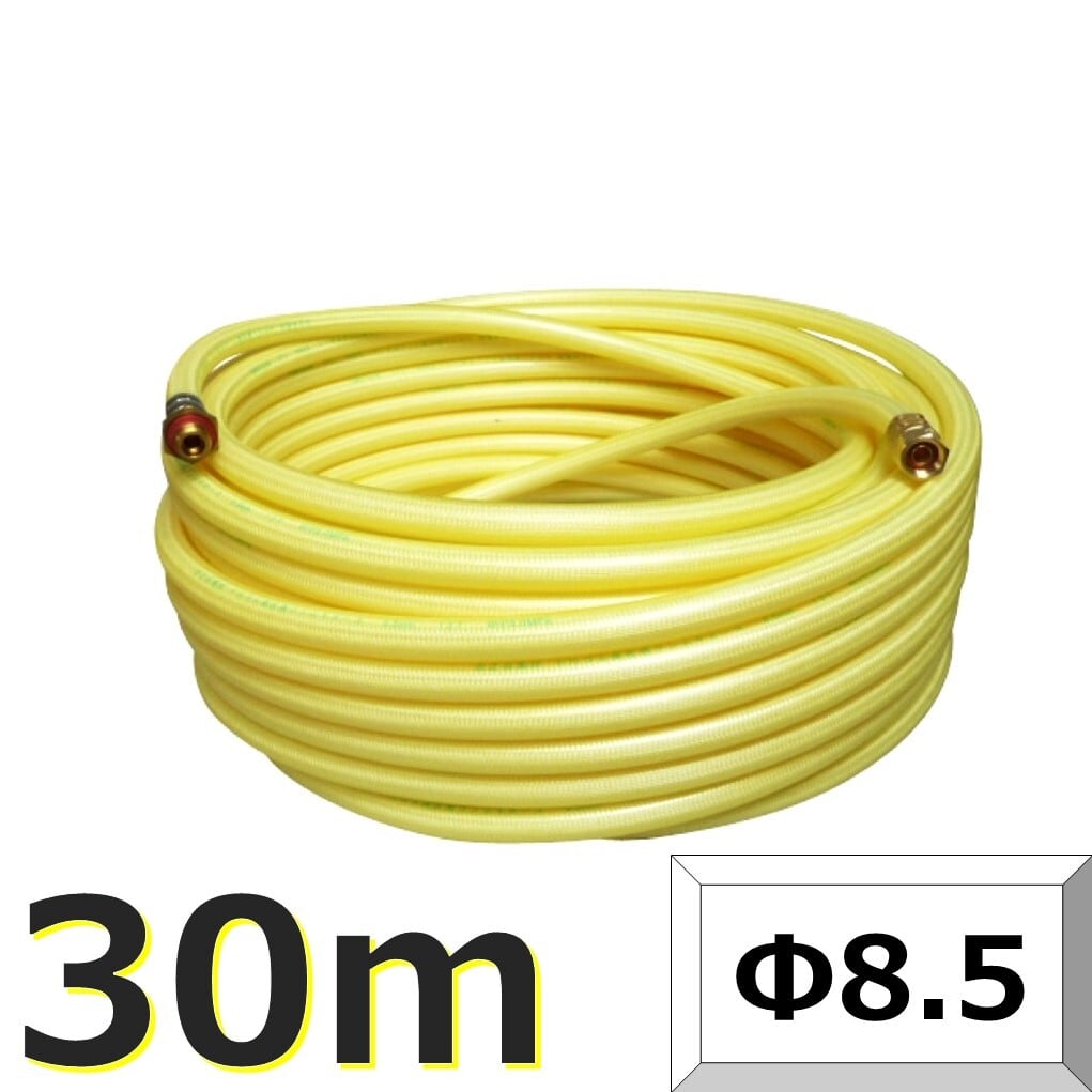 高圧 ホース 30m 黄透明 軽量 Φ8.5 高圧 ホース 5.0Mpa 内径8.5mm 外 高圧 ホース 30m 黄透明 軽量 Φ8.5 高圧 ホース 5.0Mpa 内径8.5mm 外