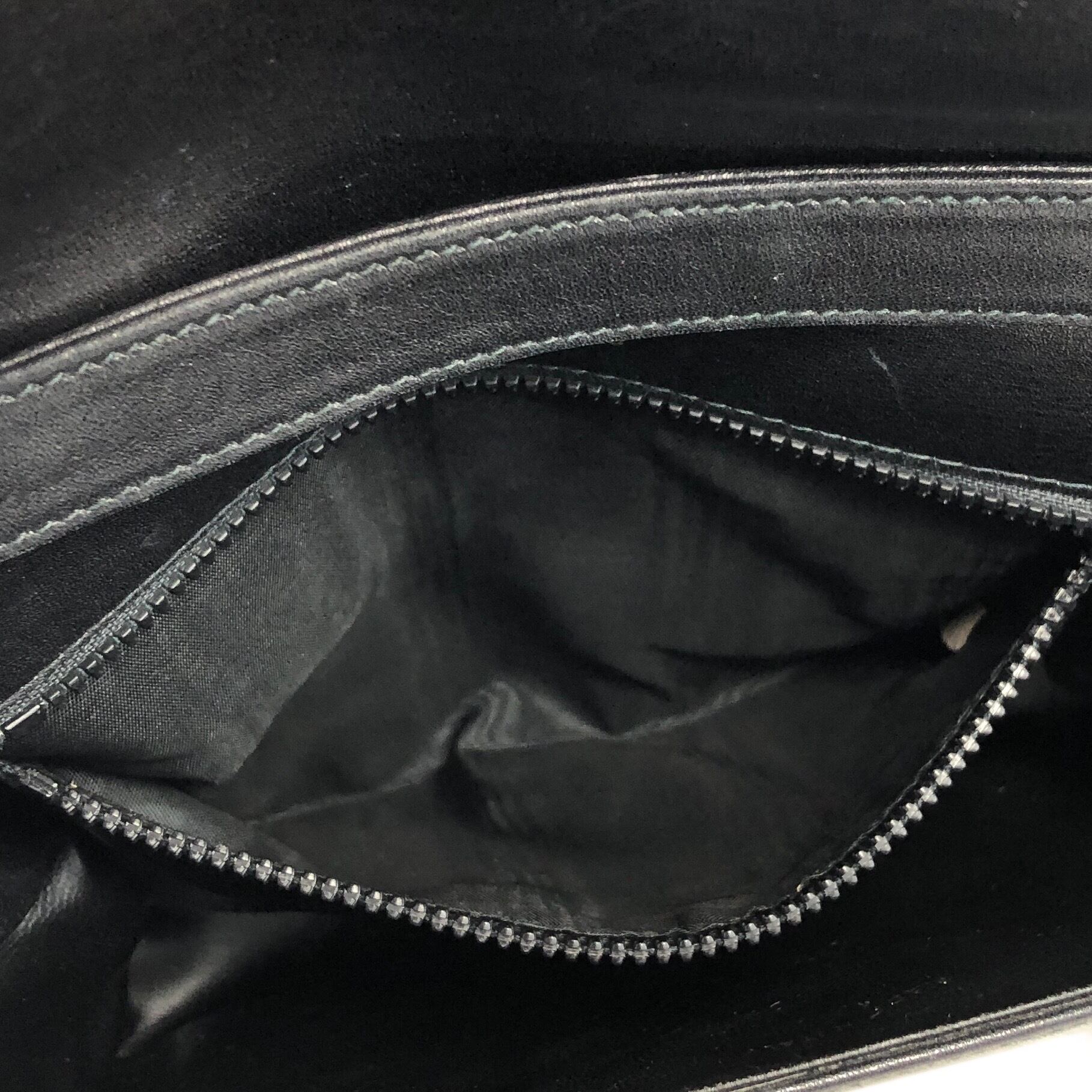 CELINE セリーヌ ブラゾン レザー ショルダーバッグ ブラック vintage