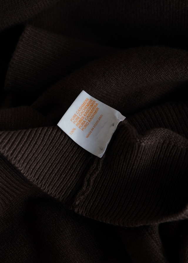 90's ARNYS PARIS split raglan sleeves pure cashmere v neck knit