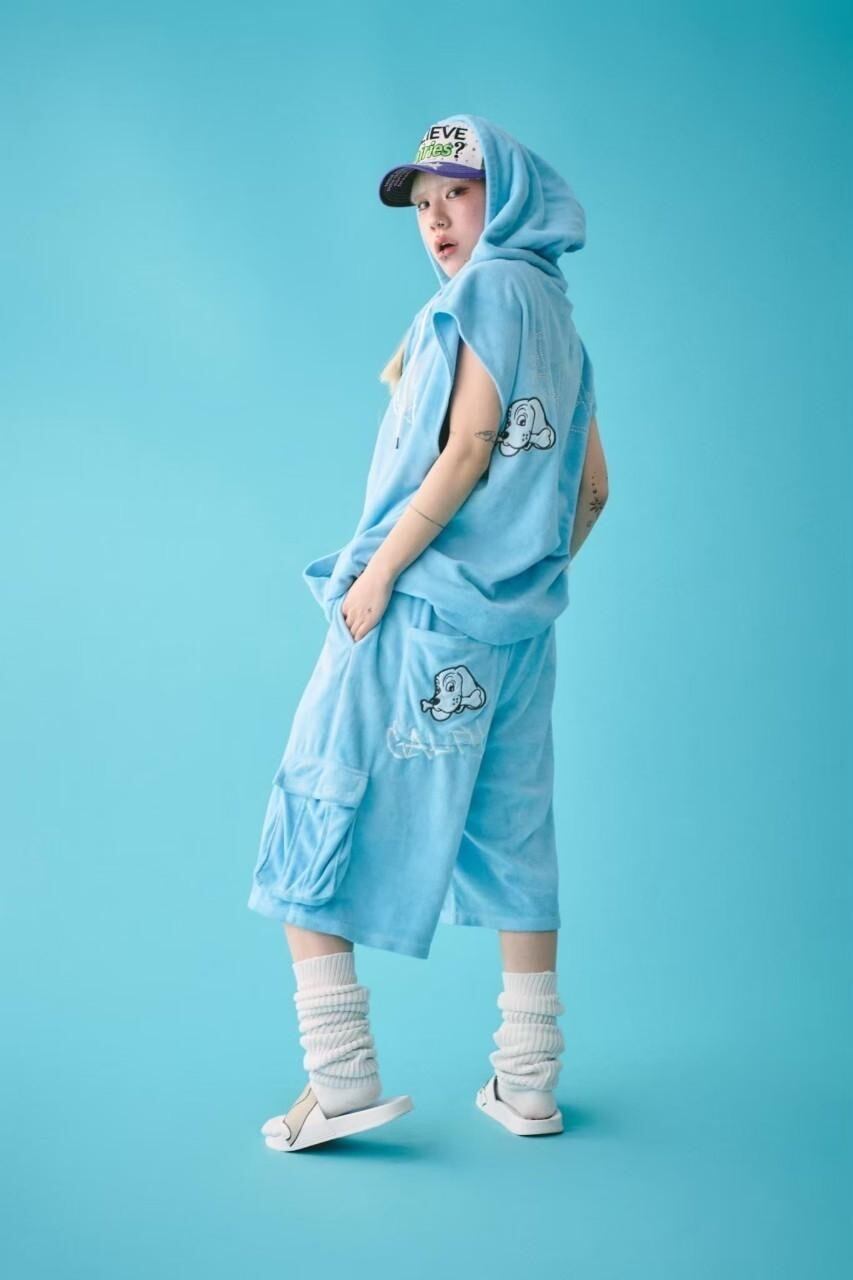 GALFY】あの頃のギャル的ファットパンツ 142019 ガルフィー GALFY】あの頃のギャル的ファットパンツ 142019 ガルフィー