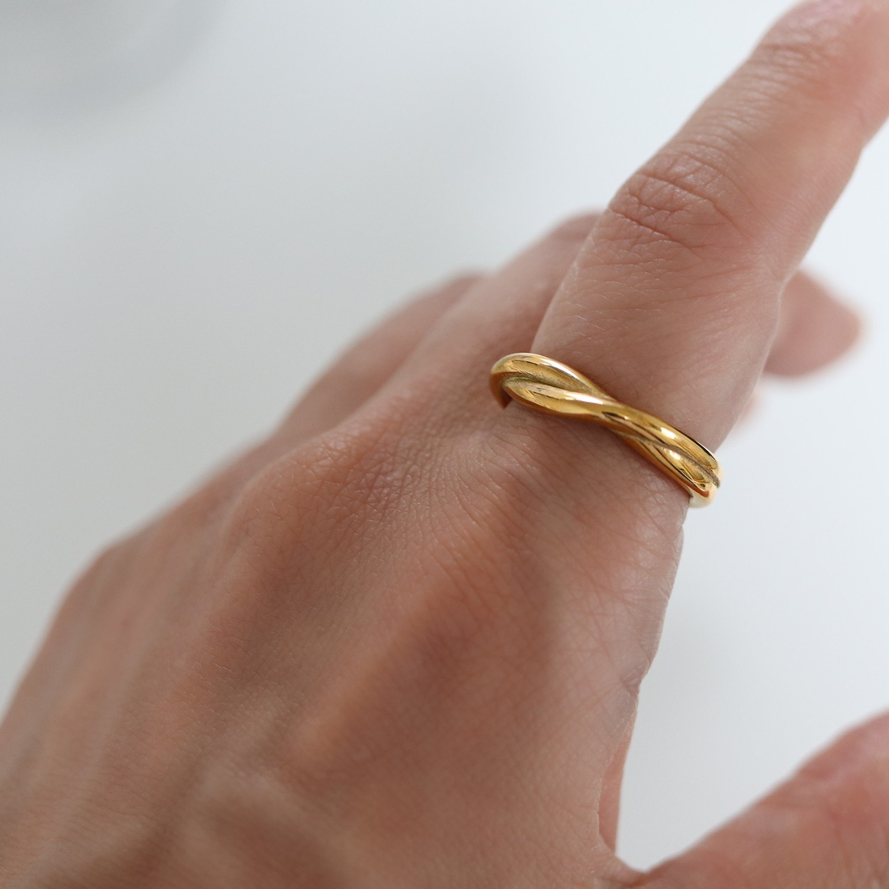 stainless string ring SR180