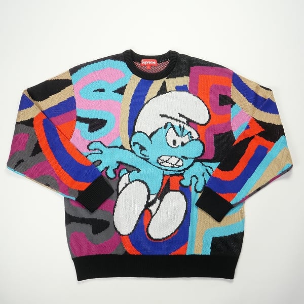 20aw Supreme Smurfs Sweater