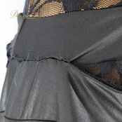 社交ダンス 衣装 ラテン ドレス ワンピース ブラック系 セキネ SEKINE 日本製 黒 レース 上品 光沢 デモ 競技 ダンス パーティ 発表会 社交ダンス ドレス ワンピース ラテン ブラック レース調 おしゃれ 光沢感 女性用 日本製 Mサイズ ダンス衣装 パフォーマンス 発表会用