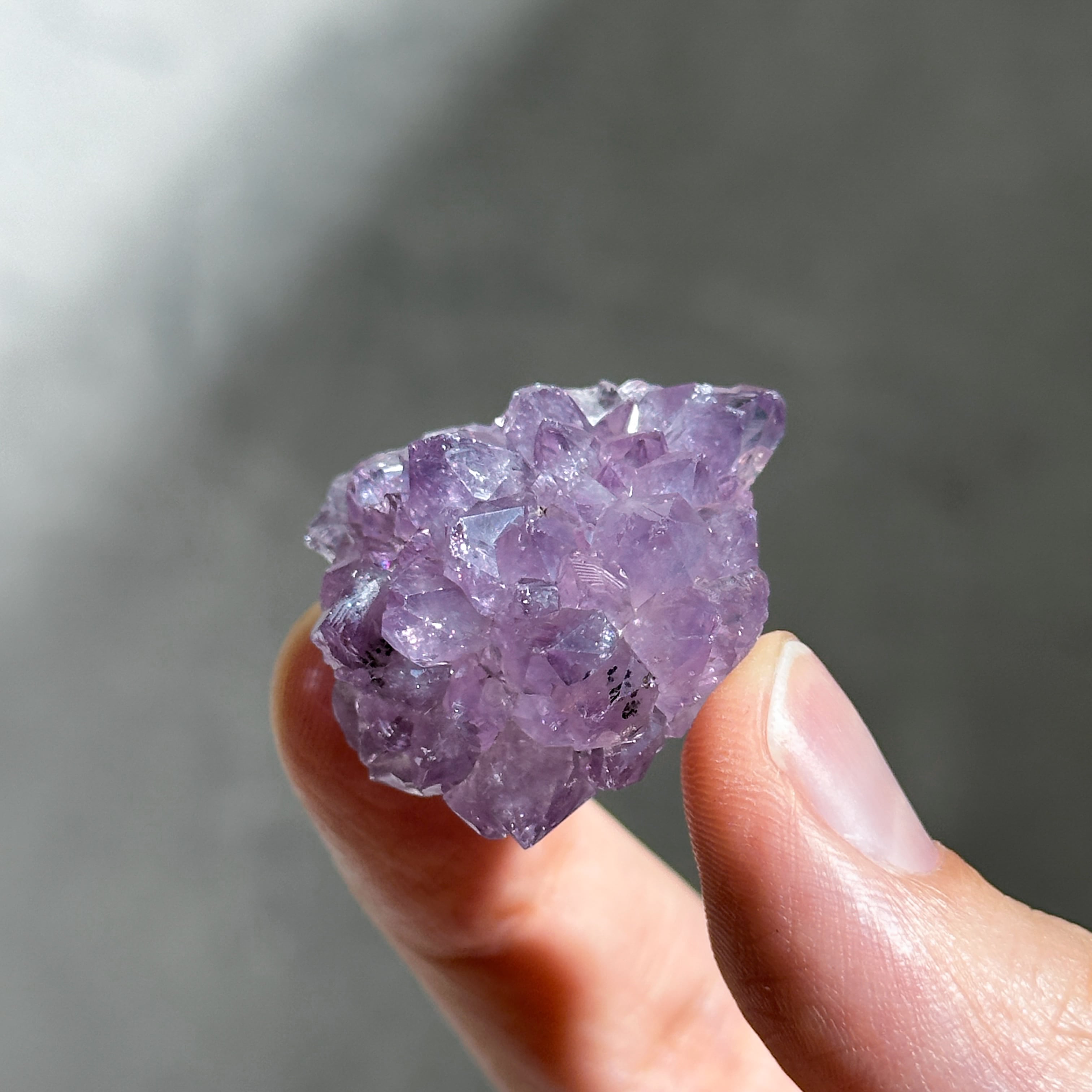 ウルグアイ産フラワーアメジスト 原石43◇ Flower Amethyst ◇天然石