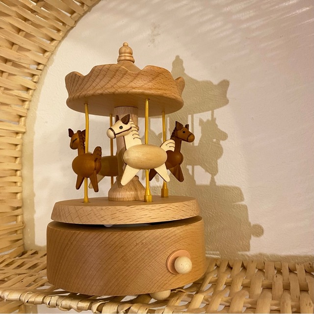 【受注】wooden mini misic box 木製ミニオルゴール