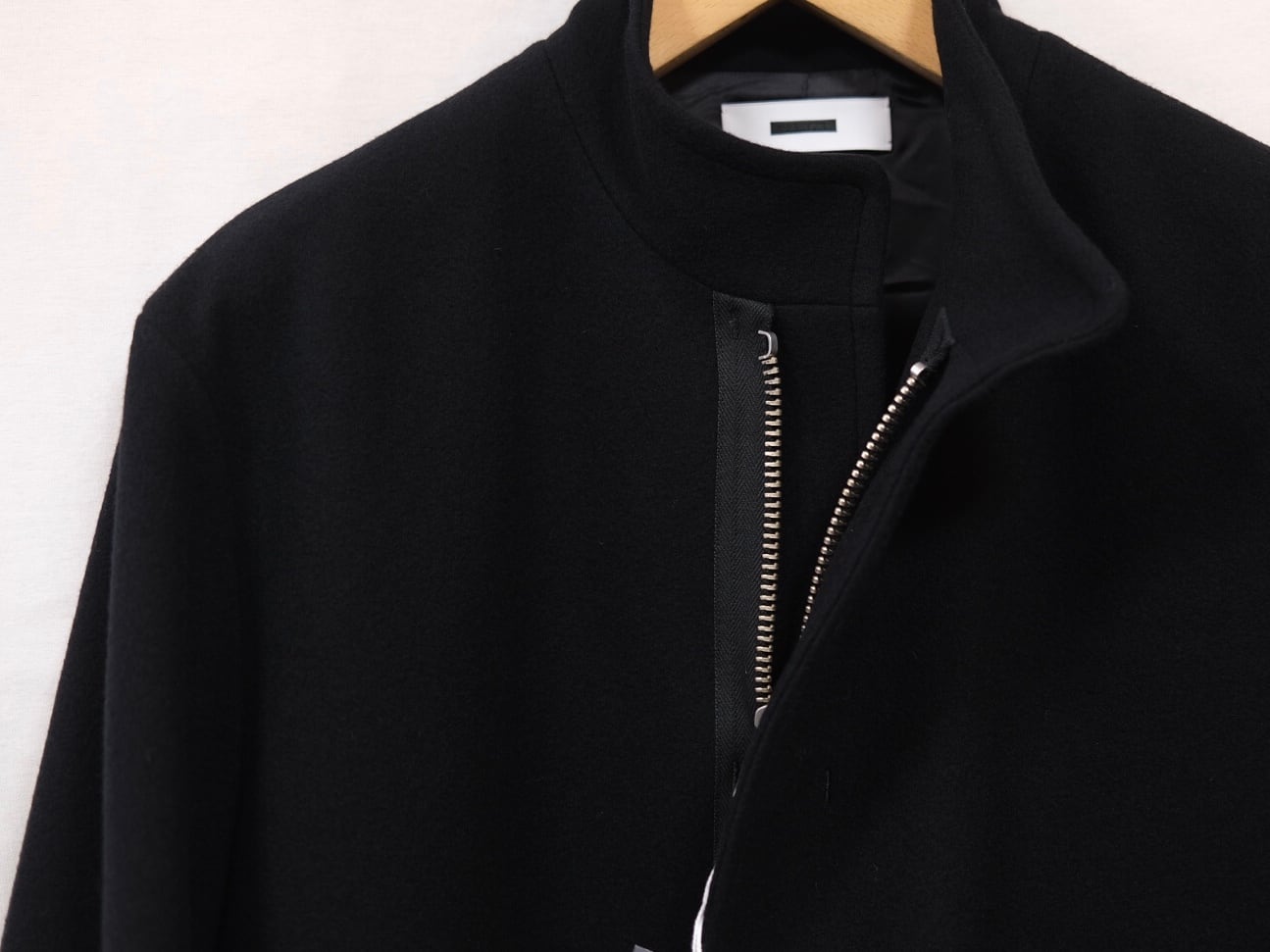 REVERBERATE”ZIP COAT BLACK” | Lapel online store